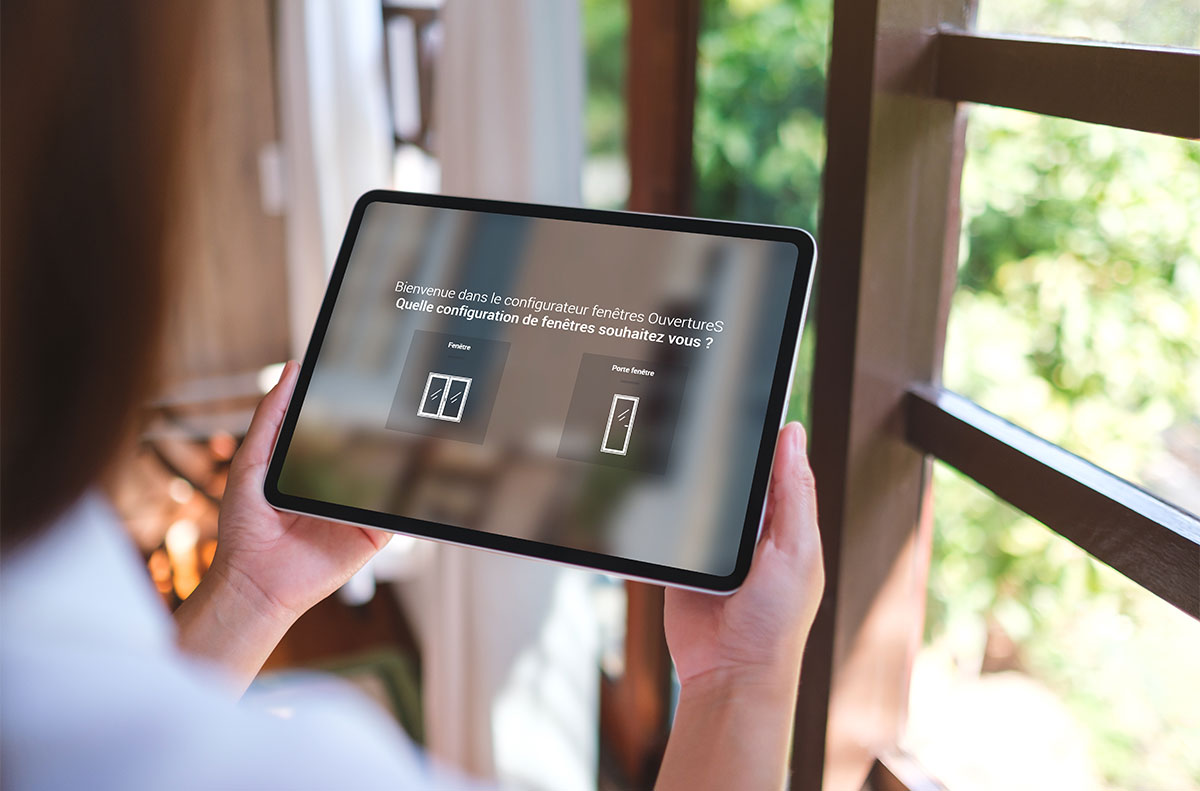 Tablette avec configurateur